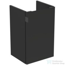   Ideal Standard I.Life S 35x30,6 cm-es 1 ajtós álló szekrény mosdó nélkül,jobbos,Silk black K8716ZT