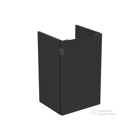 Ideal Standard I.Life S 35x30,6 cm-es 1 ajtós álló szekrény mosdó nélkül,jobbos,Silk black K8716ZT
