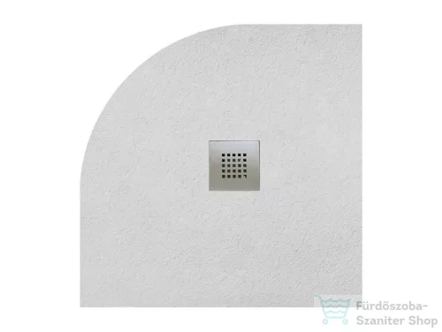 Radaway Kios A 80x80 íves műmárvány zuhanytálca, fehér KA8080-53