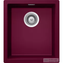   Schock Kaia N-100S CRISTADUR® Berry 406x456 mm gránit kompozit konyhai mosogatótálca, bogyószín KAIN100SBERR