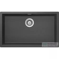   Schock Kaia N-100XL CRISTADUR® Stone 756x456 mm gránit kompozit konyhai mosogatótálca, palaszürke KAIN100XLSTON