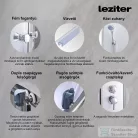 Leziter Karolino 90 white mélytálcás zuhanykabin KAROLINO90W