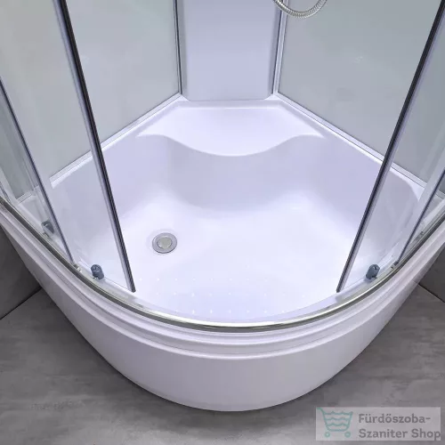 Leziter Karolino 90 white mélytálcás zuhanykabin KAROLINO90W