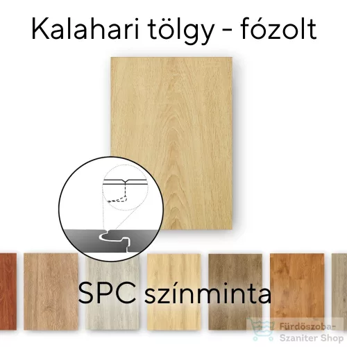 Leziter Kalahari tölgy Vinyl SPC fózolt padló minta/db KAT-F-MINT