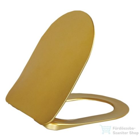 Sapho PAULA WC ülőke, Slim soft close, duroplast, arany KC0903