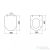 Sapho PAULA WC ülőke, Slim soft close, duroplast, arany KC0903