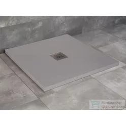   Radaway Kios C 90x90 műmárvány zuhanytálca betonszürke KC9090-52