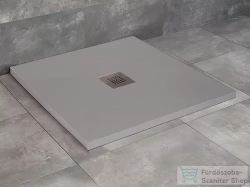 Radaway Kios C 90x90 műmárvány zuhanytálca betonszürke KC9090-52