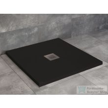   Radaway Kios C 90x90 műmárvány zuhanytálca fekete KC9090-54