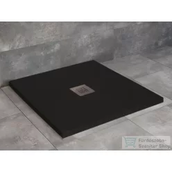   Radaway Kios C 90x90 műmárvány zuhanytálca fekete KC9090-54