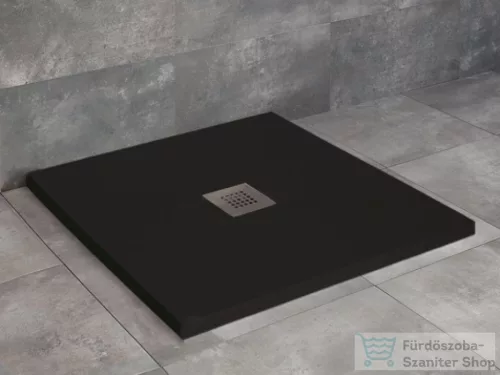 Radaway Kios C 90x90 műmárvány zuhanytálca fekete KC9090-54