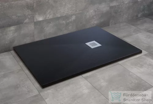Radaway Kios F 100x80 műmárvány zuhanytálca fekete KF1080-54
