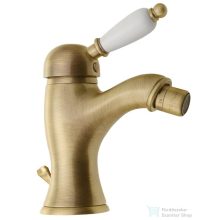   Sapho KIRKÉ bidécsaptelep, lefolyóval, fehér karral, bronz KI03BB