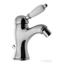   Sapho KIRKÉ bidécsaptelep, lefolyóval, fehér karral, króm KI03BC