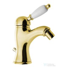   Sapho KIRKÉ bidécsaptelep, lefolyóval, fehér karral, arany KI03BZ