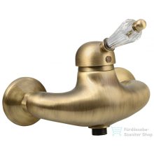   Sapho KIRKÉ zuhany csaptelep, zuhanyszett nélkül, kristály karral, bronz KI11KB