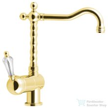   Sapho KIRKÉ CRYSTAL mosogató-csaptelep, arany 190/205/285mm, arany (KI14KZ)