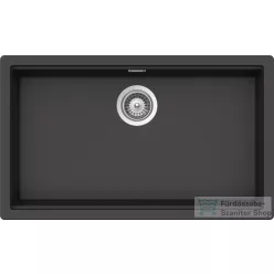   Schock Kiruna N-100XL CRISTADUR® Green Line Dusk 756x456 mm gránit kompozit konyhai mosogatótálca, sötétszürke KIRN100XLDUSK