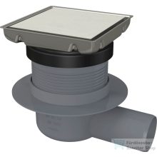   Deante padlóösszefolyó, megfordítható , szálcsiszolt acél KOS_001D