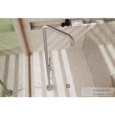 Deante padlóösszefolyó, megfordítható , szálcsiszolt acél KOS_001D