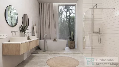 Deante CORREO 100x90 cm-es szögletes zuhanytálca, alabástrom KQR_A45B