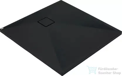 Deante CORREO 80x80 cm-es szögletes zuhanytálca, fekete KQR_N42B