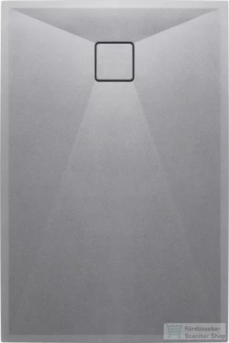Deante CORREO 120x80 cm-es szögletes zuhanytálca, metal szürke KQR_S44B