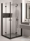 Deante CORREO 100x90 cm-es szögletes zuhanytálca, metal szürke KQR_S45B