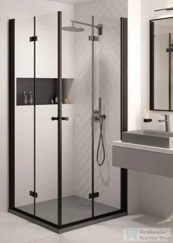 Deante CORREO 100x90 cm-es szögletes zuhanytálca, metal szürke KQR_S45B