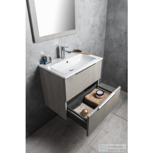 Sapho CIRASA 60 fürdőszobai bútor szett,  ezüst tölgy (KSET-052)