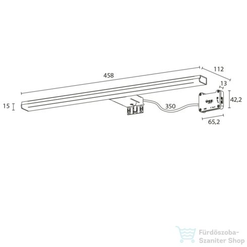 Sapho CIRASA 60 fürdőszobai bútor szett,  ezüst tölgy (KSET-052)