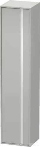 Duravit KETHO 180x40x36 cm-es, 1 ajtós szekrény, balos, matt betonszürke KT1255L0707
