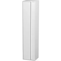   Duravit KETHO 180x40x36 cm-es, 1 ajtós magasszekrény, balos, matt fehér KT1255L1818