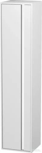 Duravit KETHO 180x40x36 cm-es, 1 ajtós magasszekrény, balos, matt fehér KT1255L1818