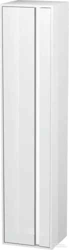 Duravit KETHO 180x40x36 cm-es, 1 ajtós magasszekrény, balos, fényes fehér KT1255L2222