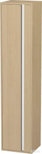 Duravit KETHO 180x40x36 cm-es, 1 ajtós magasszekrény, balos, natúr tölgy KT1255L3030