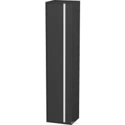   Duravit KETHO 180x40x36 cm-es, 1 ajtós magasszekrény, balos, matt grafit KT1255L4949