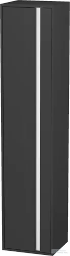 Duravit KETHO 180x40x36 cm-es, 1 ajtós magasszekrény, balos, matt grafit KT1255L4949