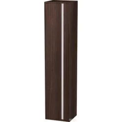   Duravit KETHO 180x40x36 cm-es, 1 ajtós magasszekrény, balos, matt sötét gesztenye KT1255L5353