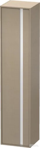 Duravit KETHO 180x40x36 cm-es, 1 ajtós magasszekrény, balos, matt len KT1255L7575