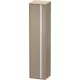 Duravit KETHO 180x40x36 cm-es, 1 ajtós magasszekrény, balos, matt len KT1255L7575