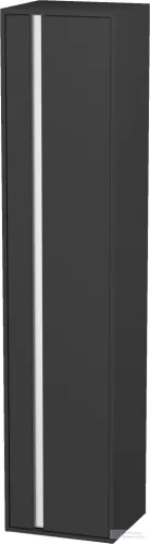 Duravit KETHO 180x40x36 cm-es, 1 ajtós magasszekrény, jobbos, matt grafit KT1255R4949