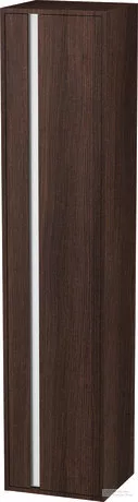 Duravit KETHO 180x40x36 cm-es, 1 ajtós magasszekrény, jobbos, matt sötét gesztenye KT1255R5353