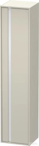 Duravit KETHO 180x40x36 cm-es, 1 ajtós magasszekrény, jobbos, matt taupe KT1255R9191