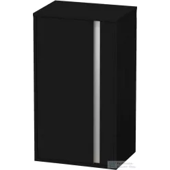   Duravit KETHO 88x50x36 cm-es, 1 ajtós félmagas szekrény, balos, matt fekete tölgy KT1266L1616