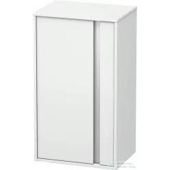   Duravit KETHO 88x50x36 cm-es, 1 ajtós félmagas szekrény, balos, matt fehér KT1266L1818