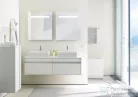Duravit KETHO 88x50x36 cm-es, 1 ajtós félmagas szekrény, balos, matt fehér KT1266L1818