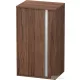 Duravit KETHO 88x50x36 cm-es, 1 ajtós felső szekrény, balos, matt sötét dió KT1266L2121