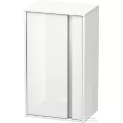   Duravit KETHO 88x50x36 cm-es, 1 ajtós félmagas szekrény, balos, fényes fehér KT1266L2222