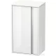 Duravit KETHO 88x50x36 cm-es, 1 ajtós félmagas szekrény, balos, fényes fehér KT1266L2222